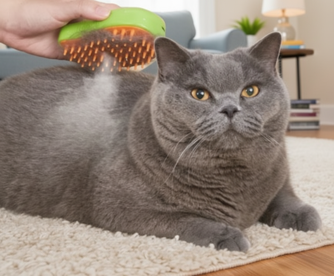 Cepillo Mascotas con vaporizador