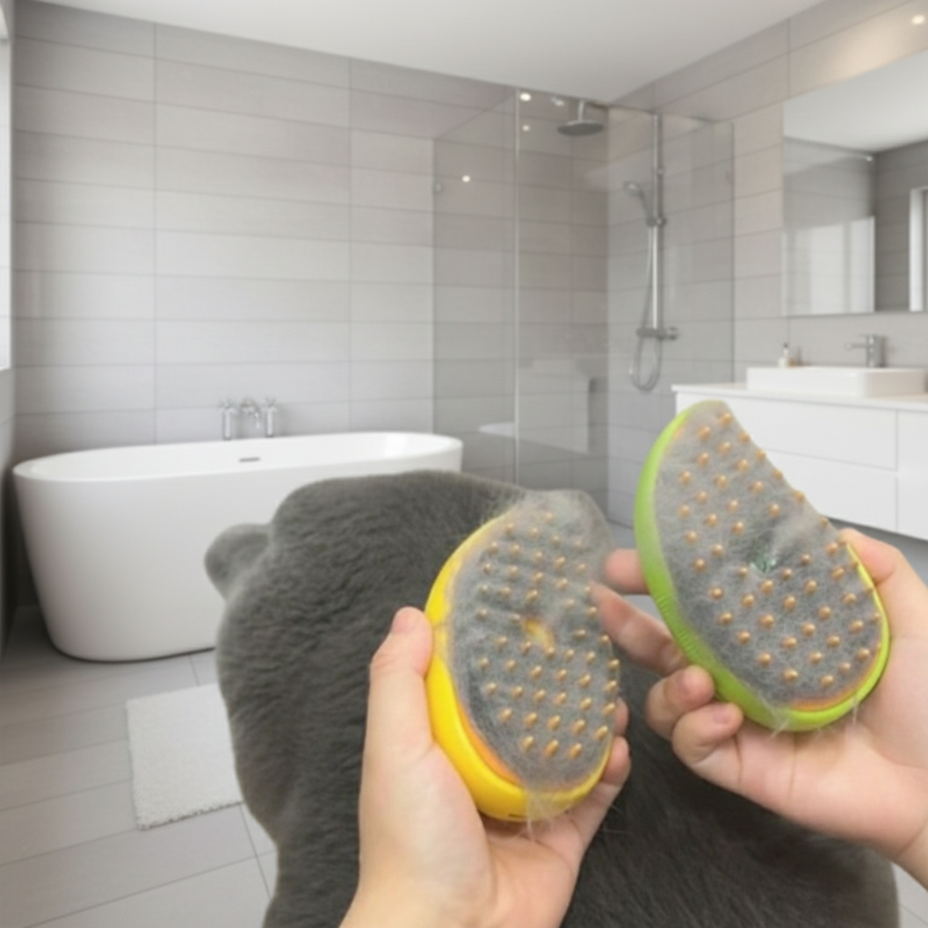 Cepillo Mascotas con vaporizador