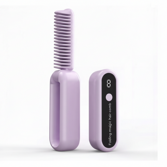 Cepillo Alisador Portátil Plegable